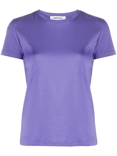 Enföld Laurel Compact T-shirt In Purple
