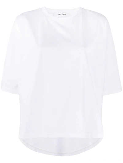 Enföld Smooth Loose Boxy T-shirt In White