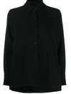 Alberto Biani Oversized Shirt In Black
