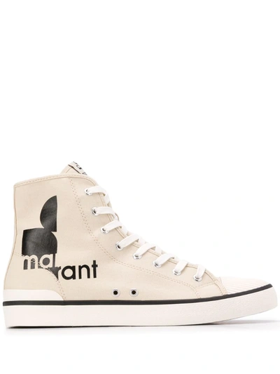 Isabel Marant Benkeen High-top Sneakers In Neutrals