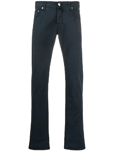 Jacob Cohen J622 Mid-rise Slim Jeans In Blue