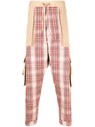 Vivienne Westwood Checked Large Pocket Trousers In Neutrals