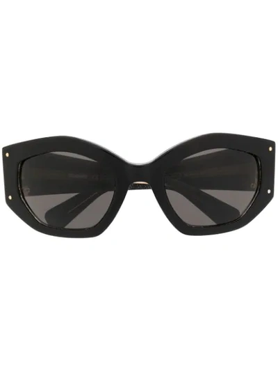 Missoni Round-frame Sunglasses In Black