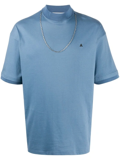 Ambush Chain Embellished T-shirt In Blue