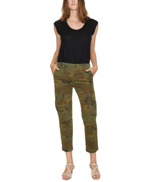 printed cropped pants