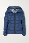 Canada Goose Abbott Packable Hooded 750 Fill Power Down Jacket In Blue