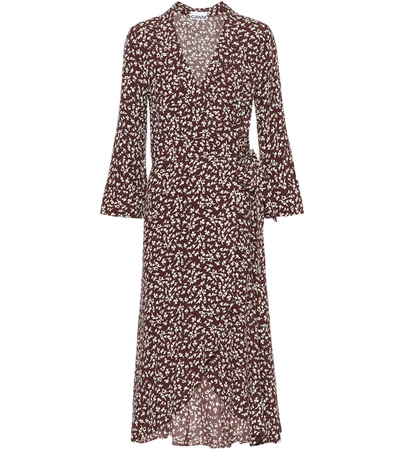 Ganni wrap cheap dress sale