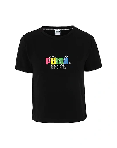 Puma T-shirts In Black
