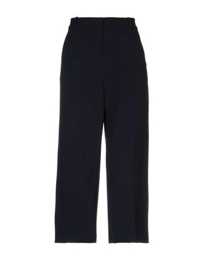 Pinko 3/4-length Shorts In Dark Blue