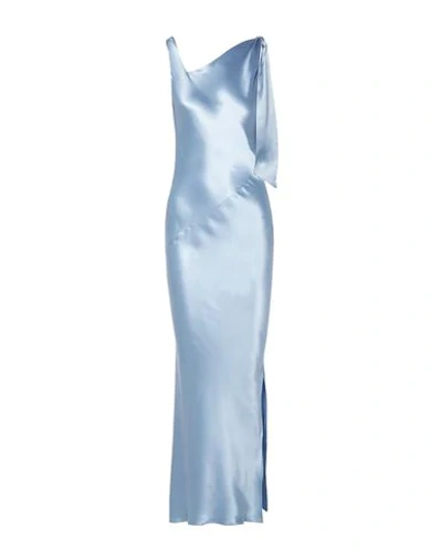 Deitas Long Dresses In Pastel Blue