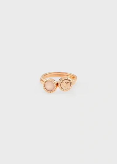 Emporio Armani Rings - Item 50241727 In Rose Gold