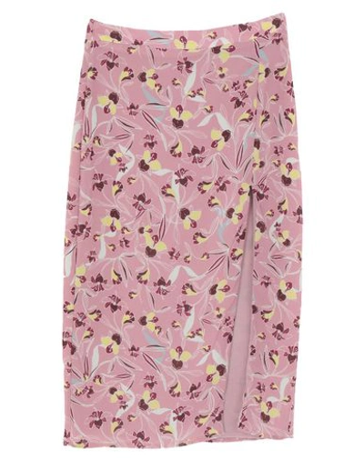 Glamorous 3/4 Length Skirts In Pastel Pink