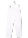 Burberry Kids' Relaxed Jeans In White