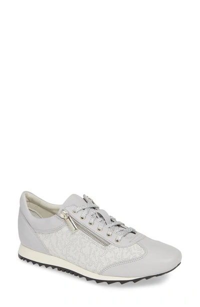 Amalfi By Rangoni Fedro Low Top Leather Sneaker In White Leather