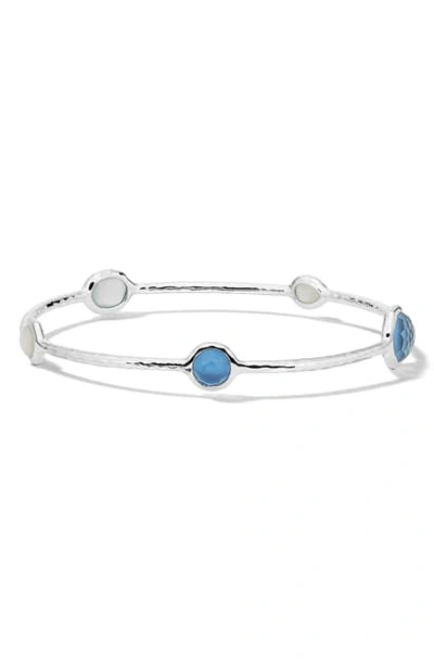 Ippolita 925 Rock Candy Wonderland Bangle In Silver/ Delft