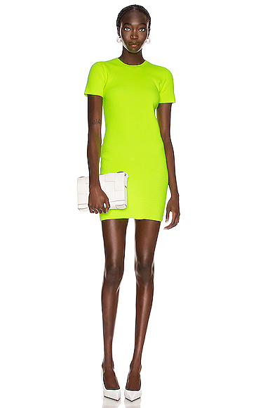 neon t shirt dress