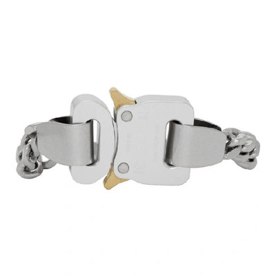 Alyx River Chain-link Brass Buckle Bracelet In 002 Silver