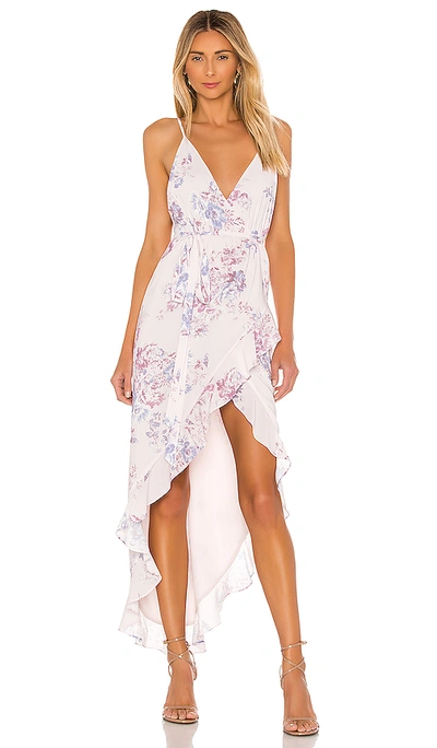 Michael Costello X Revolve Thaia Dress In Lilac Floral