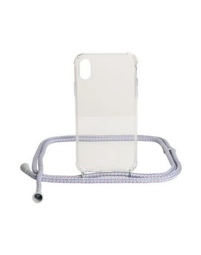 8 By Yoox Iphone Case With Adjustable Strap In Lilac