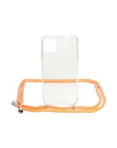 8 By Yoox Iphone Case With Adjustable Strap In Salmon Pink