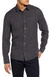 Vince Classic Fit Double Face Button-up Shirt In Coastal/ Arctic