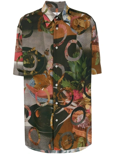 Vivienne Westwood All-over Print Shirt In Brown
