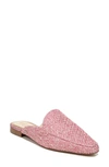 Sam Edelman Women's Eiko Slip On Mule Flats In Washed Out Magenta Fabric