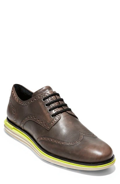 Cole Haan Men's Øriginalgrand Wingtip Luxury Oxfords Men's Shoes In Shade/ Sulphur Spring/ Ivory