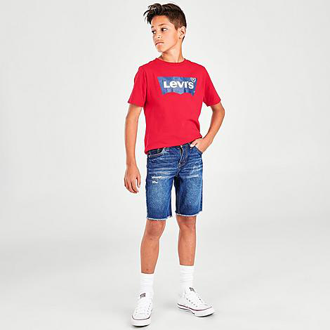 Levi's Kids' Toddler Boys Unbasic 511 Slim-fit Distressed Denim Shorts In  Marcy Ave | ModeSens