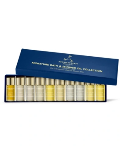 Aromatherapy Associates Miniature Bath And Shower Oil Collection Travel And Gift Set Of 10, 3ml Each
