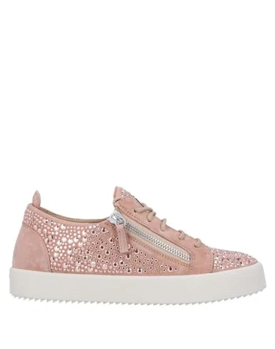 Giuseppe Zanotti Sneakers In Pink