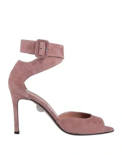 Samuele Failli Sandals In Pastel Pink