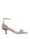 Sergio Rossi Sandals In Dove Grey