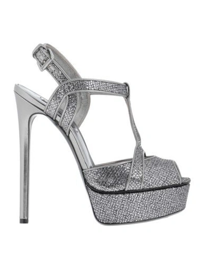 Casadei Sandals In Silver