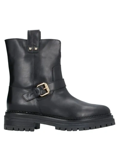 Sergio Rossi Ankle Boot In Black