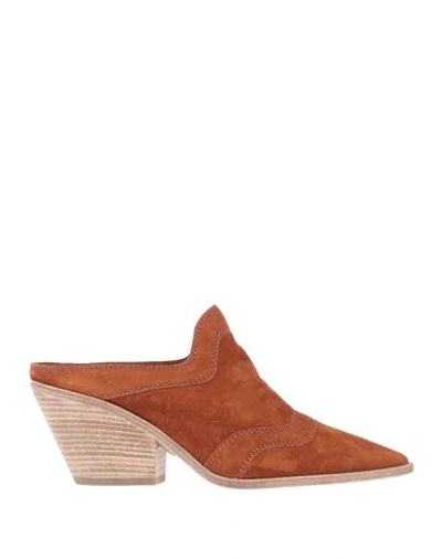 Casadei Mules & Clogs In Tan