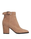 Sergio Rossi Ankle Boots In Sand