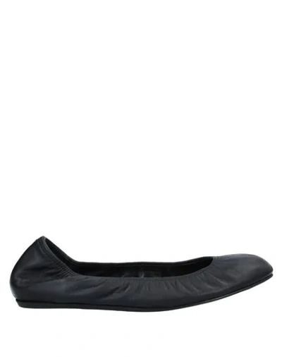 Lanvin Ballet Flats In Black