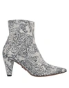 Pinko Ankle Boots In White