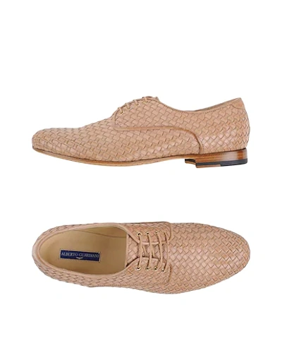 Alberto Guardiani Lace-up Shoes In Sand