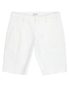 Dondup Chino Bermuda Shorts In White