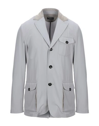 Kiton Suit Jackets In Light Grey