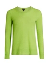 Saks Fifth Avenue Collection Featherweight Cashmere Sweater In Bright Periodt