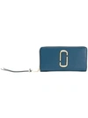 Marc Jacobs The Snapshot Standard Continental Wallet In Blue