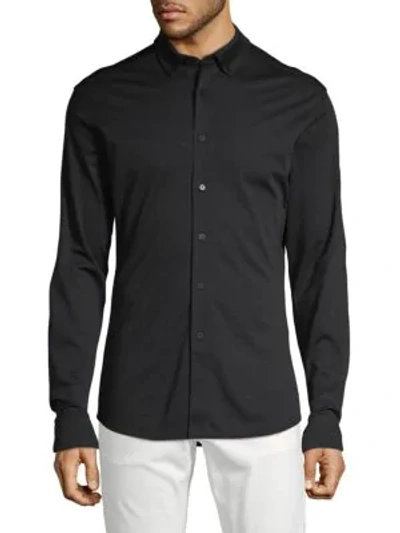 Vince Camuto Long-sleeve Shirt In Black