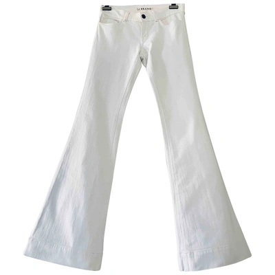 Pre-owned J Brand Large Pants In White
