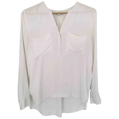 Pre-owned Whistles Silk Shirt In Ecru