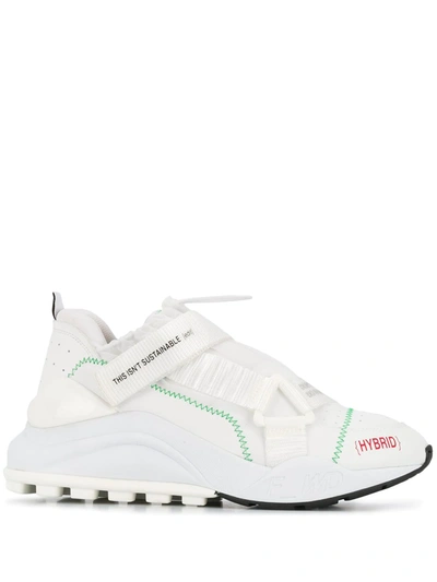 F_wd Platform Trainers In White