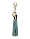 See By Chloé Key Ring In Pastel Blue