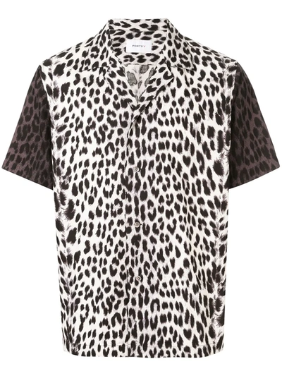 Ports V Leopard Pattern Shirt In Leopard A